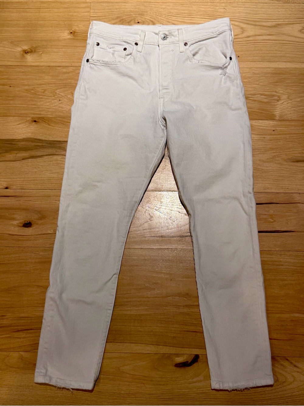 Levi's White Women's 501 Skinny Jeans size W30/L28